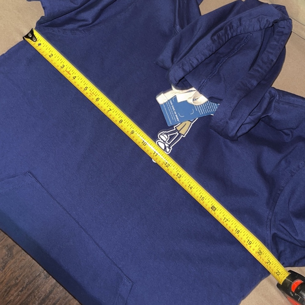 Life is Good Golf Crusher Long Sleeve Hooded Tee Shirt Golfer.  Size Medium Navy - Picture 2 of 11